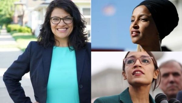 AOC, Tlaib, and Omar signed bill to stop Israeli aid. | Photo: Reuters