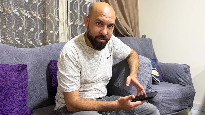 Ayham Kamamji in Cairo in September 2026. Ruwaida Amer